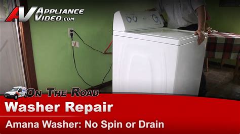 amana washing machine not doing final spin|Why Your Washer Wont Spin